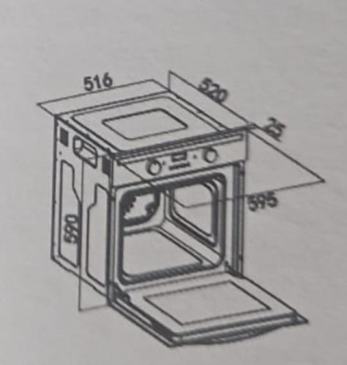 Духовой шкаф MILANI MAF 656 PB